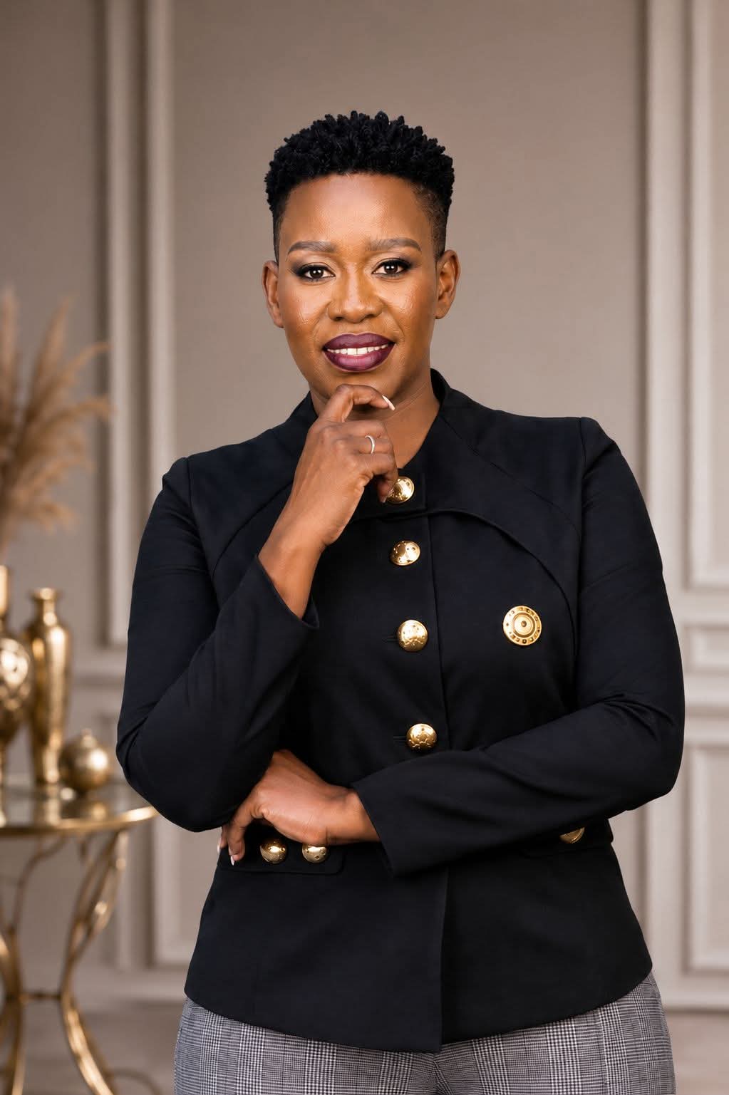 Professional African woman leader
